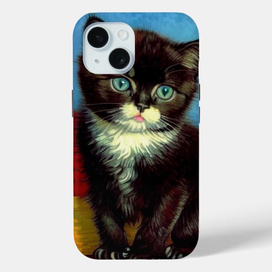 Van Gogh Tuxedo Cat Case-Mate iPhone Case (Achterkant)