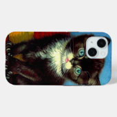 Van Gogh Tuxedo Cat Case-Mate iPhone Case (Achterkant (horizontaal))