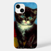 Van Gogh Tuxedo Cat Case-Mate iPhone Case (Achterkant)