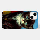 Van Gogh Tuxedo Cat Case-Mate iPhone Case (Achterkant (horizontaal))