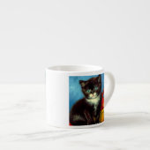 Van Gogh Tuxedo Cat Espresso Kop (Voorkant rechts)