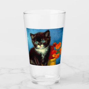 Van Gogh Tuxedo Cat Glas