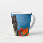 Van Gogh Tuxedo Cat Latte Mok (Rechterhoek)