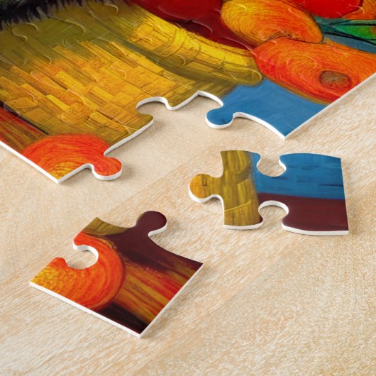 Van Gogh Tuxedo Cat Legpuzzel (Zijkant)