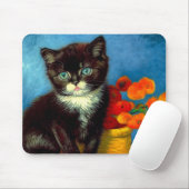 Van Gogh Tuxedo Cat Muismat (Met muis)