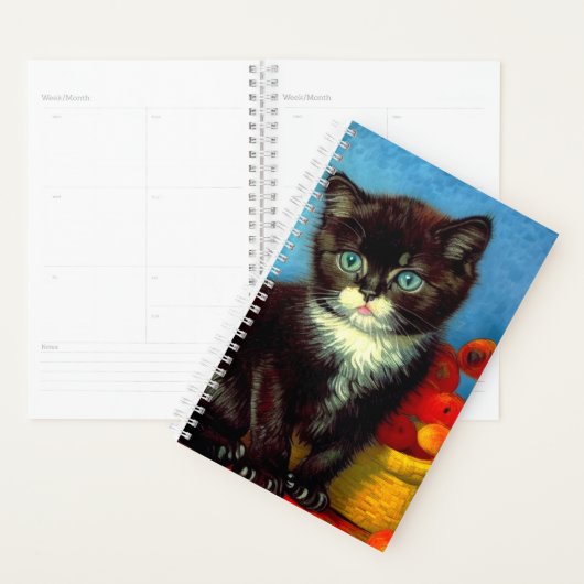 Van Gogh Tuxedo Cat Planner (Display)