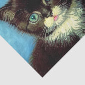 Van Gogh Tuxedo Cat Tissuepapier (Detail)