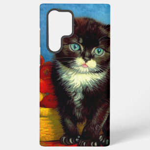 Van Gogh Tuxedo Kat Samsung Galaxy Hoesje