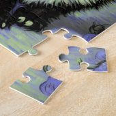 Van Gogh Tuxedo Kitten Legpuzzel (Zijkant)