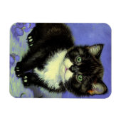 Van Gogh Tuxedo Kitten Magneet (Horizontaal)