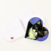 Van Gogh Tuxedo Kitten Notitieboek (Binnen)