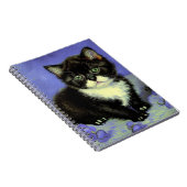 Van Gogh Tuxedo Kitten Notitieboek (Rechterzijde)