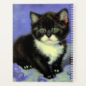 Van Gogh Tuxedo Kitten Planner (Achterkant)