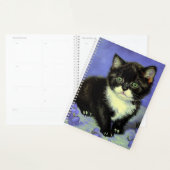 Van Gogh Tuxedo Kitten Planner (Display)