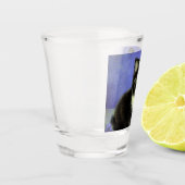 Van Gogh Tuxedo Kitten Shot Glas (Links)