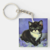 Van Gogh Tuxedo Kitten Sleutelhanger (voorkant)