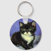 Van Gogh Tuxedo Kitten Sleutelhanger (Achterkant)