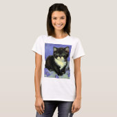 Van Gogh Tuxedo Kitten T-shirt (Voorkant volledig)
