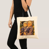 Van Gogh, twee kinderen,  impressionistische kunst Tote Bag (Voorkant (product))