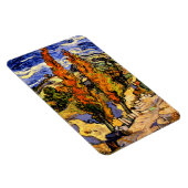 Van Gogh - Twee populieren op een heuvel Magneet (Rechterzijde)