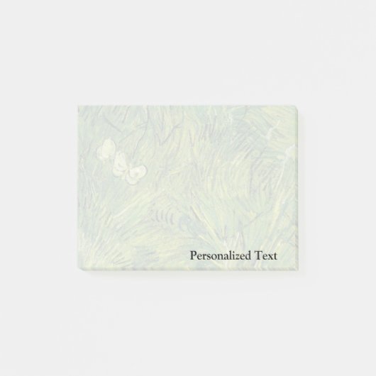 Van Gogh | Twee witte vlinders Post-it® Notes (Voorkant)