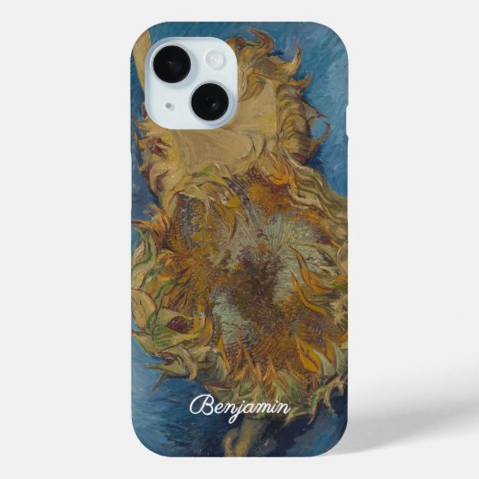 Van Gogh Twee Zonnebloemen Origineel Kunst Meester Case-Mate iPhone Case (Achterkant)