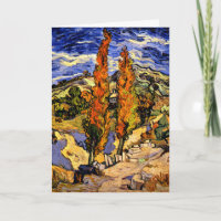 Van Gogh - Two Poplars on a Hill, 1889