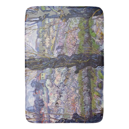 Van Gogh Uitzicht Arles Bloeiende tuin Badmat (Voorkant Verticaal)