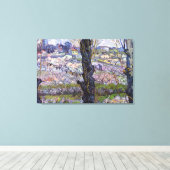 Van Gogh Uitzicht Arles Bloeiende tuin Canvas Afdruk (Insitu (Houten vloer))