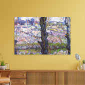 Van Gogh Uitzicht Arles Bloeiende tuin Canvas Afdruk (Insitu (Woonkamer))