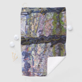 Van Gogh Uitzicht Arles Bloeiende tuin Golfhanddoek (Insitu)