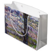 Van Gogh Uitzicht Arles Bloeiende tuin Groot Cadeauzakje (Achterkant Gekanteld)