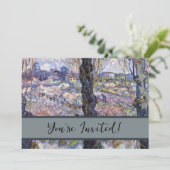 Van Gogh Uitzicht Arles Bloeiende tuin Kaart (Staand voorkant)