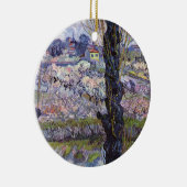 Van Gogh Uitzicht Arles Bloeiende tuin Keramisch Ornament (Rechts)