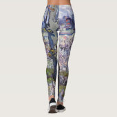 Van Gogh Uitzicht Arles Bloeiende tuin Leggings (Achterkant)