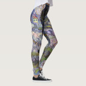 Van Gogh Uitzicht Arles Bloeiende tuin Leggings (Rechts)