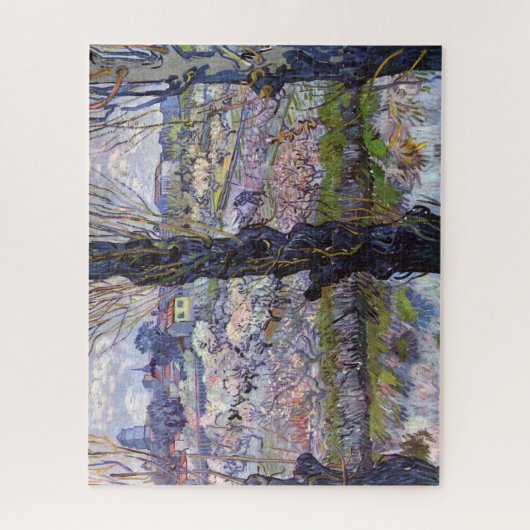 Van Gogh Uitzicht Arles Bloeiende tuin Legpuzzel (Verticaal)