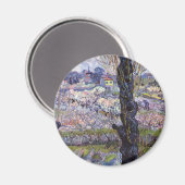 Van Gogh Uitzicht Arles Bloeiende tuin Magneet (Voorkant / Achterkant)