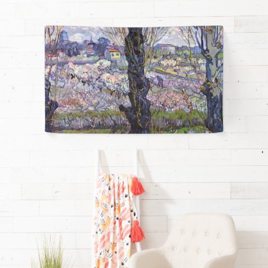 Van Gogh Uitzicht Arles Bloeiende tuin Spandoek (Insitu)