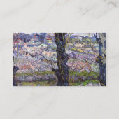 Van Gogh Uitzicht Arles Bloeiende tuin Visitekaartje (Achterkant)
