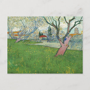 Van Gogh Uitzicht Arles, Bomen in Blossom (F515) Briefkaart