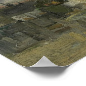 Van Gogh, Uitzicht Parijs Poster (Hoek)