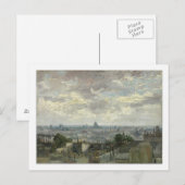 Van Gogh Uitzicht Paris Post Card Briefkaart (Voorkant / Achterkant)