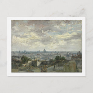 Van Gogh Uitzicht Paris Post Card Briefkaart