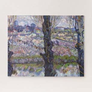 Van Gogh Uitzicht van Arles Bloeiende Boomgaarden Legpuzzel