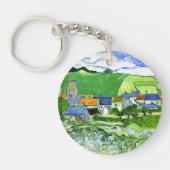 Van Gogh - Uitzicht van Auvers Sleutelhanger (Voorkant)