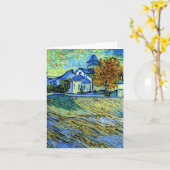 Van Gogh - Uitzicht van de kerk van Saint Paul Kaart (Gele Bloem)