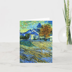 Van Gogh - Uitzicht van de kerk van Saint Paul Kaart