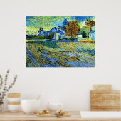 Van Gogh - Uitzicht van de Sint-Pauluskerk, Poster (Keuken)
