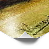 Van Gogh - Uitzicht van Den Haag met Nieuwe Kerk Foto Afdruk (Hoek)